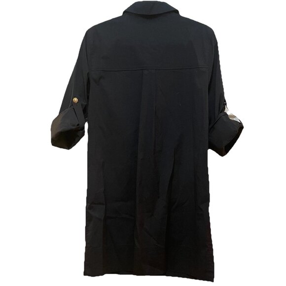 VERONICA BEARD Black Saude Cargo Relaxed Fit Mini Dress Sz 4 NWOT - Picture 11 of 11